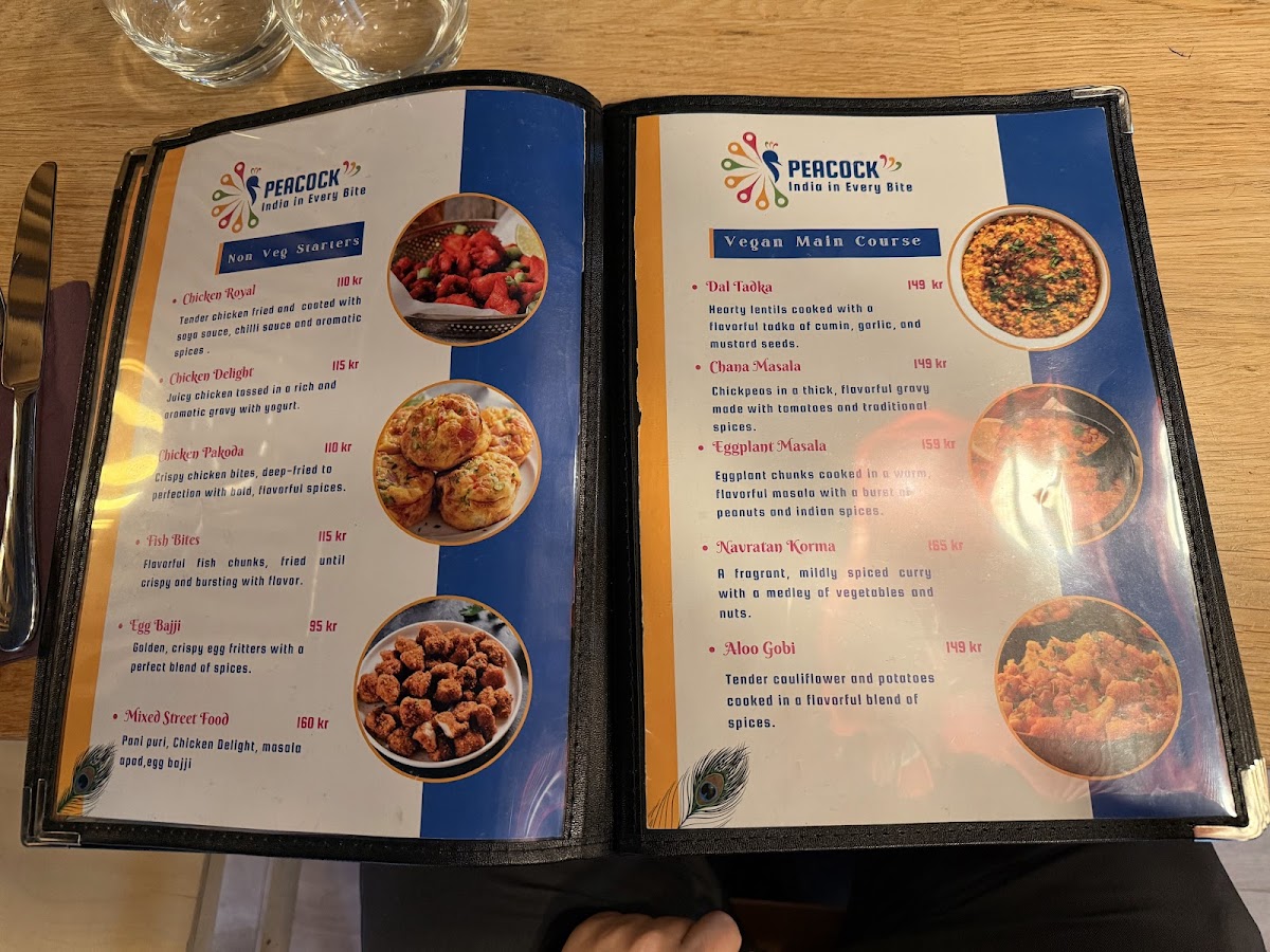 Menu Peacock India In Every Bite-5