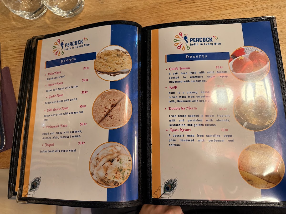 Menu Peacock India In Every Bite-6